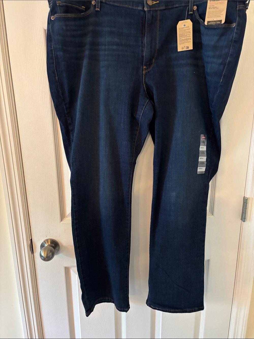 Levi's Women's Dark Indigo Straight Leg Jeans